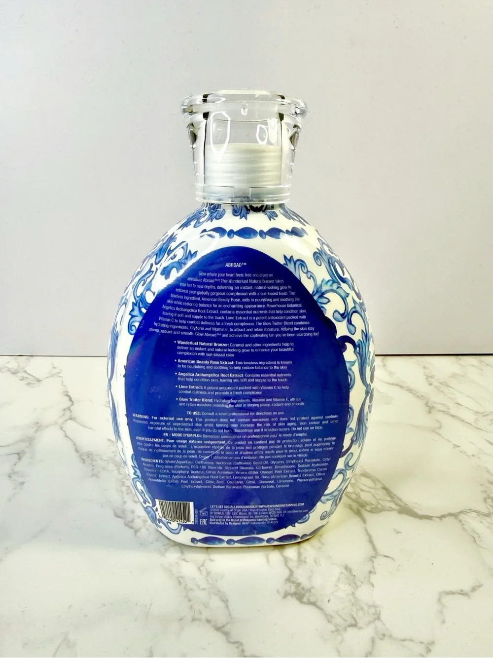 Designer Skin Abroad Wanderlust Natural Bronzer Tanning Lotion